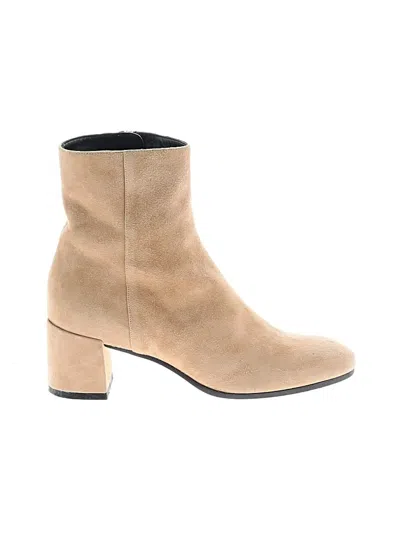 Pre-owned M. Gemi Ankle Boots In Tan