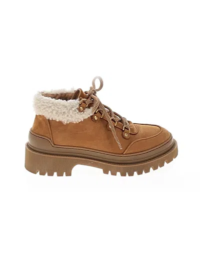 Pre-owned M. Gemi Ankle Boots In Tan
