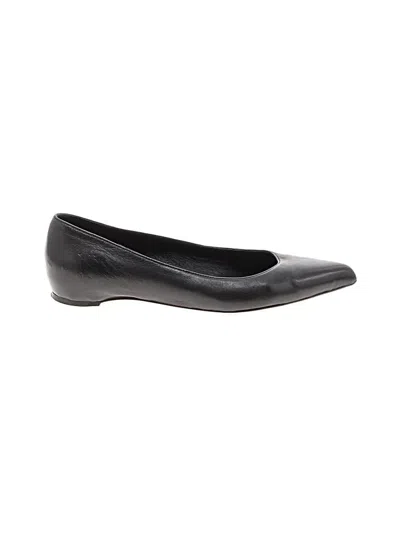 Pre-owned M. Gemi Flats In Black