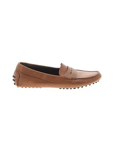 Pre-owned M. Gemi Flats In Brown