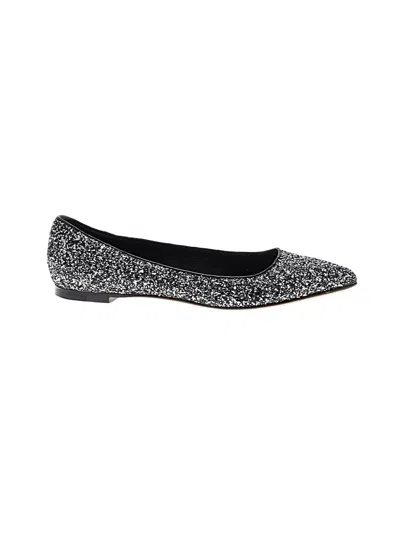 Pre-owned M. Gemi Flats In Silver