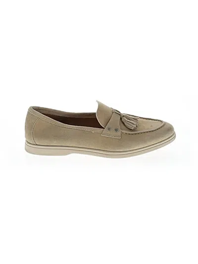 Pre-owned M. Gemi Flats In Tan