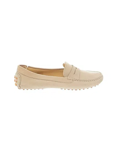 Pre-owned M. Gemi Flats In Tan