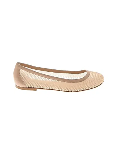 Pre-owned M. Gemi Flats In Tan