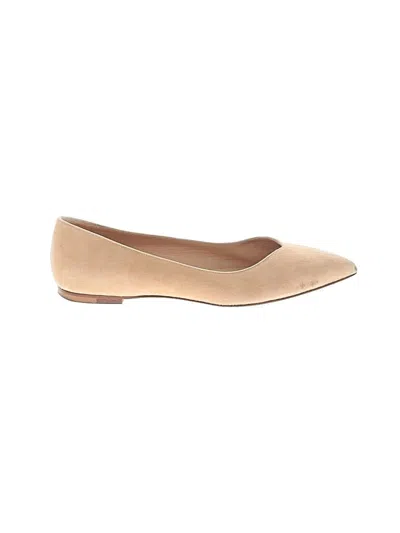 Pre-owned M. Gemi Flats In Tan