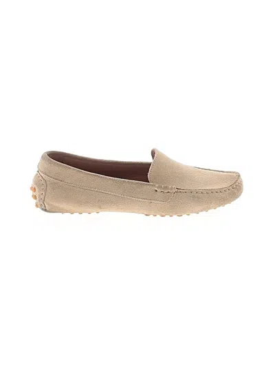 Pre-owned M. Gemi Flats In Tan