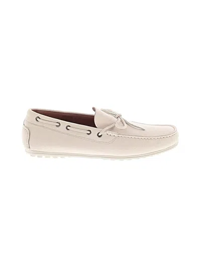 Pre-owned M. Gemi Flats In White