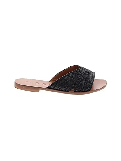 Pre-owned M. Gemi Sandals In Black