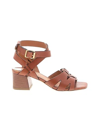 Pre-owned M. Gemi Sandals In Brown