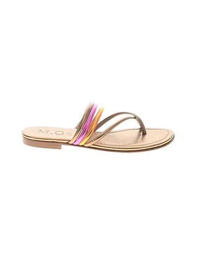 Pre-owned M. Gemi Sandals In Gold