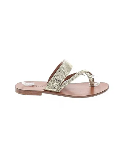 Pre-owned M. Gemi Sandals In Gold