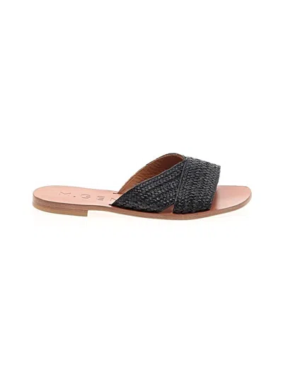 Pre-owned M. Gemi Sandals In Gray