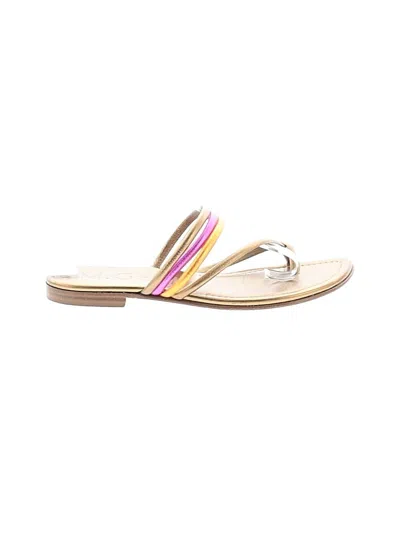 Pre-owned M. Gemi Sandals In Ivory
