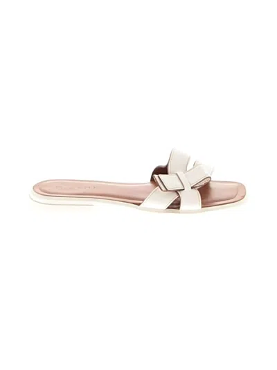 Pre-owned M. Gemi Sandals In White