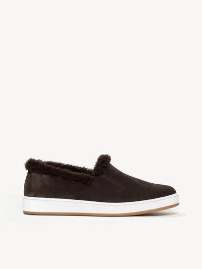 M. Gemi The Cerchio Due Shearling In Brown