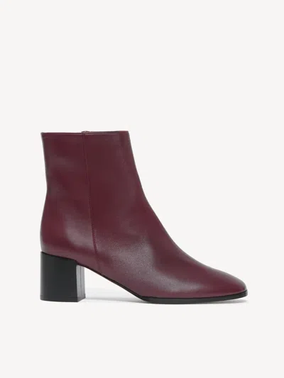 M. Gemi The Cristina Due In Oxblood Nappa