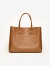 M. Gemi The Elena Grande Tote In Tan