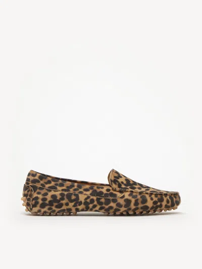 M. Gemi The Felize Suede In Leopard Print
