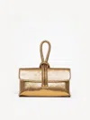 M. Gemi The Francesca Convertible Crossbody In Antique Gold