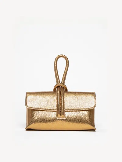 M. Gemi The Francesca Convertible Crossbody In Antique Gold