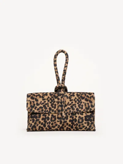 M. Gemi The Francesca Convertible Crossbody In Leopard Print