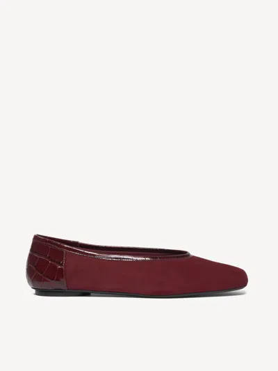 M. Gemi The Ginetta Due In Oxblood /croco