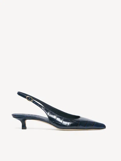 M. Gemi The Lisinda In Navy Croco Nappa