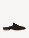 M. Gemi The Sacca Donna Mule In Dark Chocolate