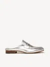 M. Gemi The Sacca Donna Mule In Silver