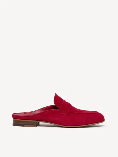 M. Gemi The Sacca Donna Mule In Sunset Red