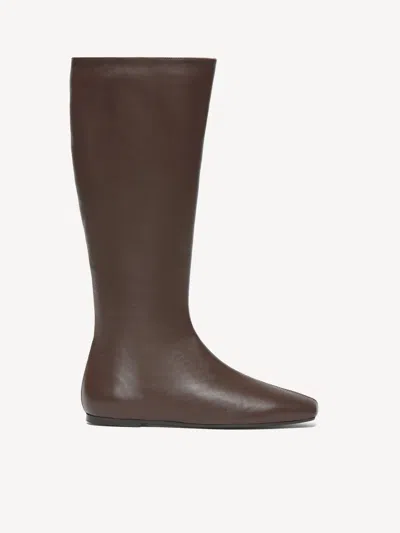 M. Gemi The Una Boot In Chocolate Nappa