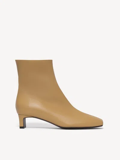 M. Gemi The Una Bootie 35 In Camel Nappa