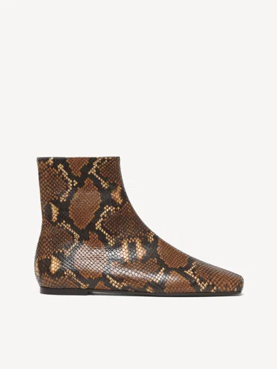 M. Gemi The Una Bootie In Animal Print