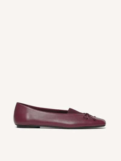 M. Gemi The Una Fiocco In Oxblood Nappa