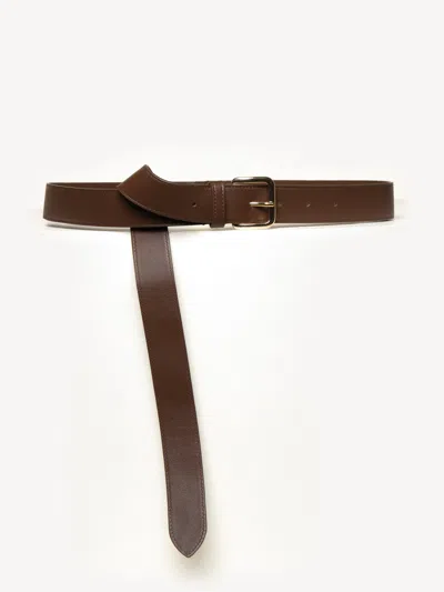 M. Gemi The Vittoria Belt In Chocolate