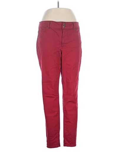 Pre-owned M Jeans By Maurices Casual Pants In Burgundy