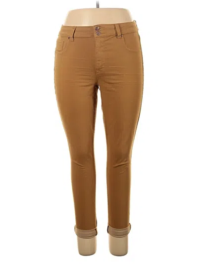 Pre-owned M Jeans By Maurices Jeggings In Brown
