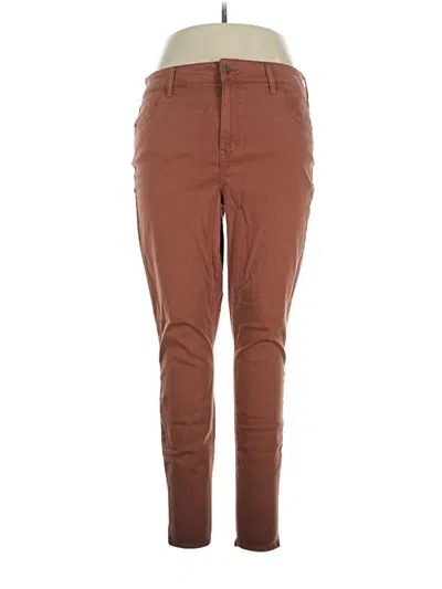 Pre-owned M Jeans By Maurices Jeggings In Brown