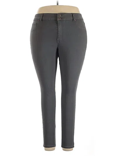 Pre-owned M Jeans By Maurices Jeggings In Gray