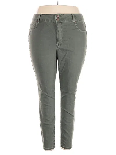 Pre-owned M Jeans By Maurices Jeggings In Green