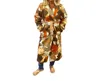 Shop M Made In Italy Tie Closure Jacket In Multicolor