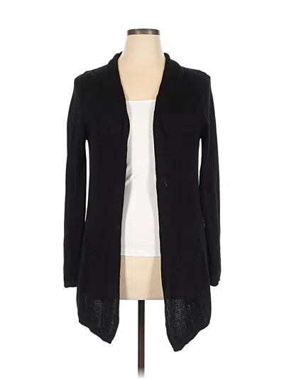 Pre-owned M Magaschoni Cardigan Sweater In Black