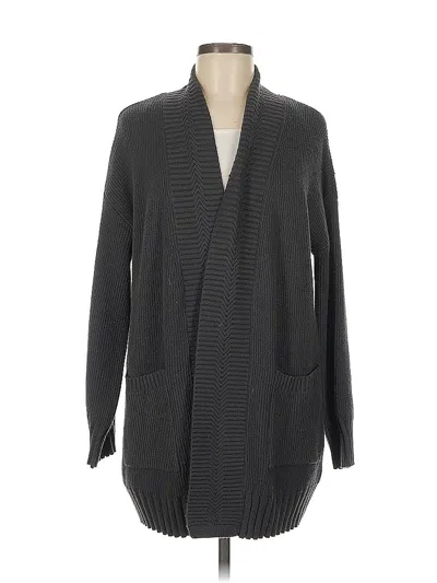 Pre-owned M Magaschoni Cardigan Sweater In Gray