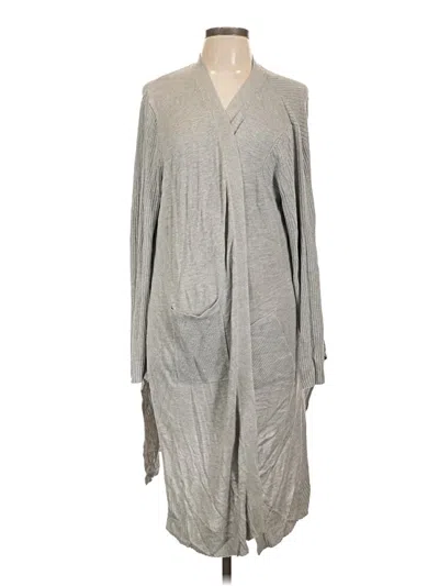 Pre-owned M Magaschoni Cardigan Sweater In Gray