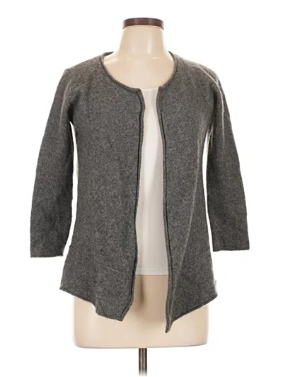 Pre-owned M Magaschoni Cardigan Sweater In Gray