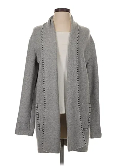 Pre-owned M Magaschoni Cardigan Sweater In Gray