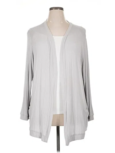 Pre-owned M Magaschoni Cardigan Sweater In Gray