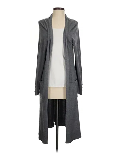 Pre-owned M Magaschoni Cardigan Sweater In Gray