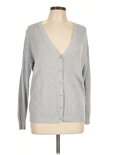 Pre-owned M Magaschoni Cardigan Sweater In Gray