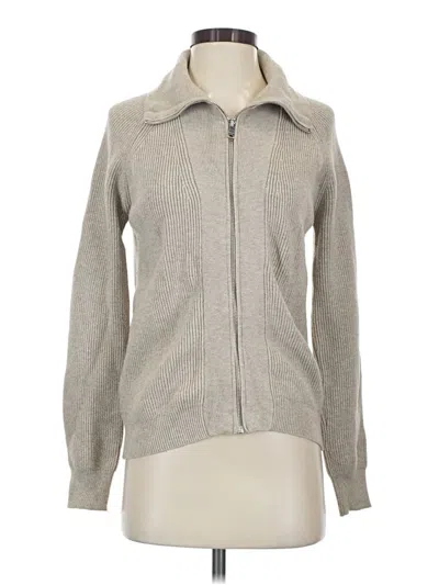 Pre-owned M Magaschoni Cardigan Sweater In Gray